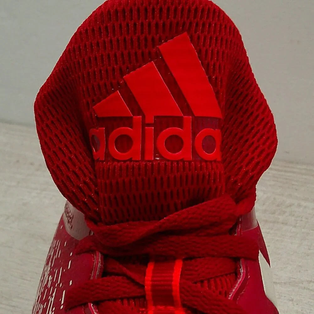Adidas Adizero Spark MD Football Cleats Red White EH3442 Men’s Size 11.5 | UK 11